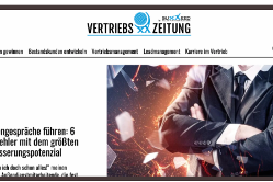 Artikel in Vertriebszeitung