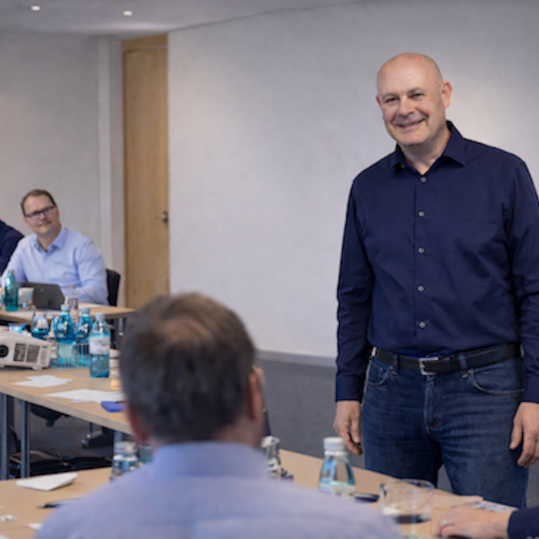 Interim Manager Grieme Teammeeting